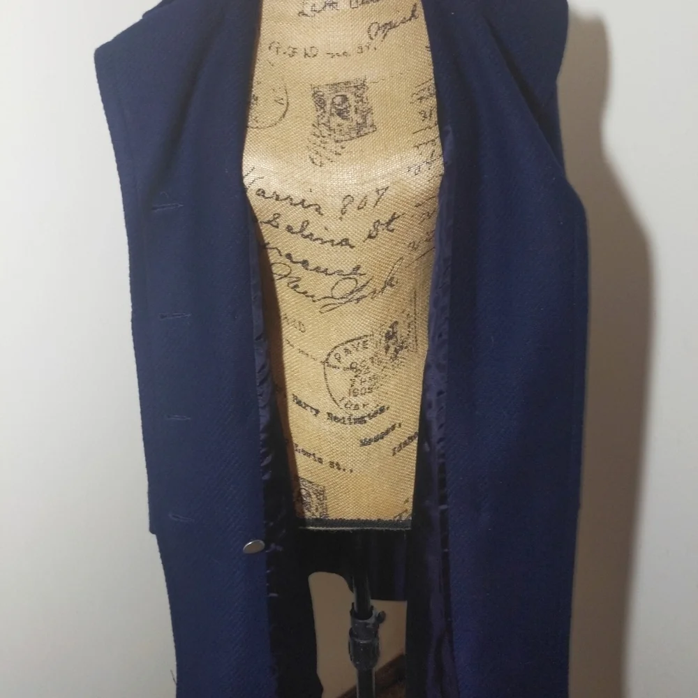 True vintage late 1960s 1970s pea coat - Picture 5 of 11